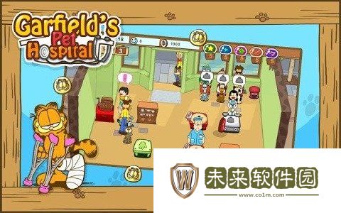 加菲猫宠物医院游戏