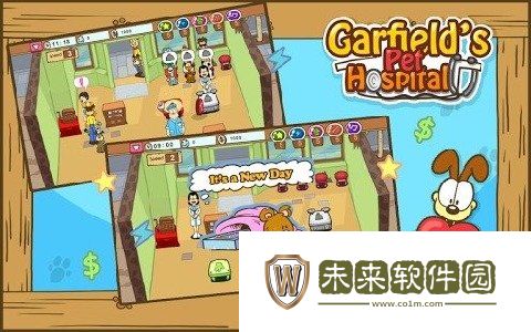 加菲猫宠物医院游戏