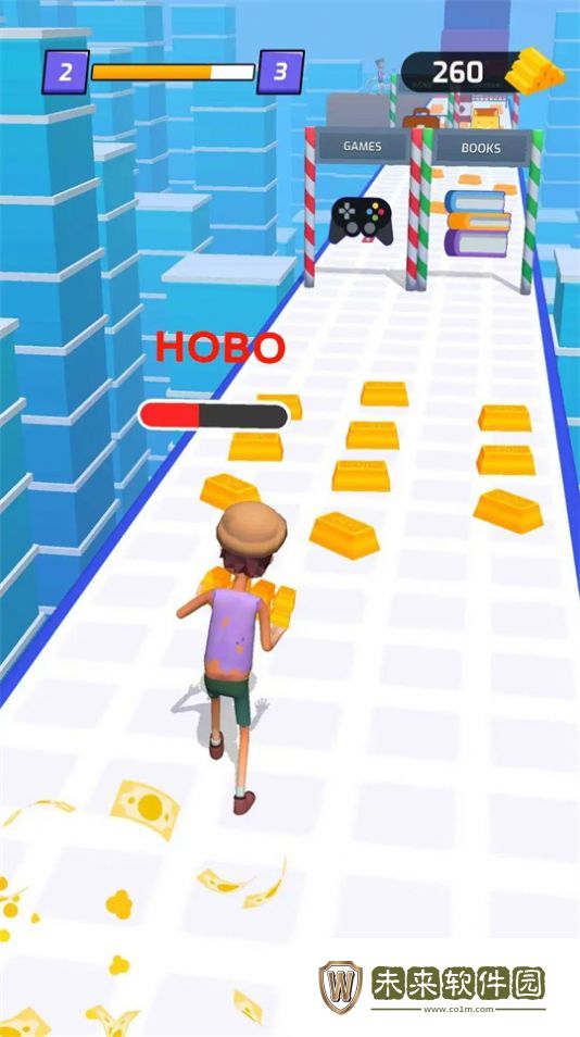 金钱奔跑3D